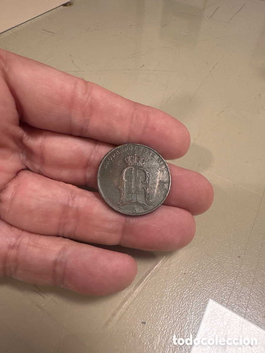 Monedas antiguas de Europa: Moneda de Suecia de 5 ore a&ntilde;o 1899