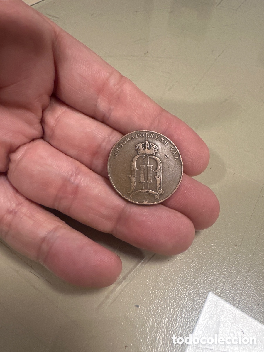 Monedas antiguas de Europa: Moneda de Suecia de 5 ore a&ntilde;o 1903