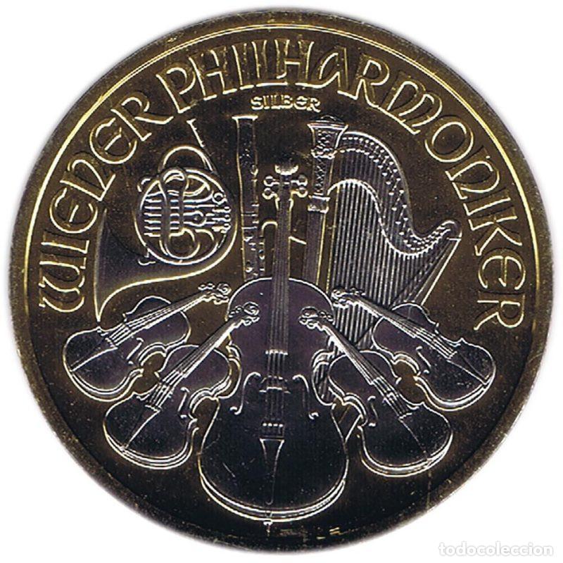 Monedas antiguas de Europa: AUSTRIA OSTERREICH 1.5 EUROS 2016 FILARMONICA ONZA PLATA RODIO ORO