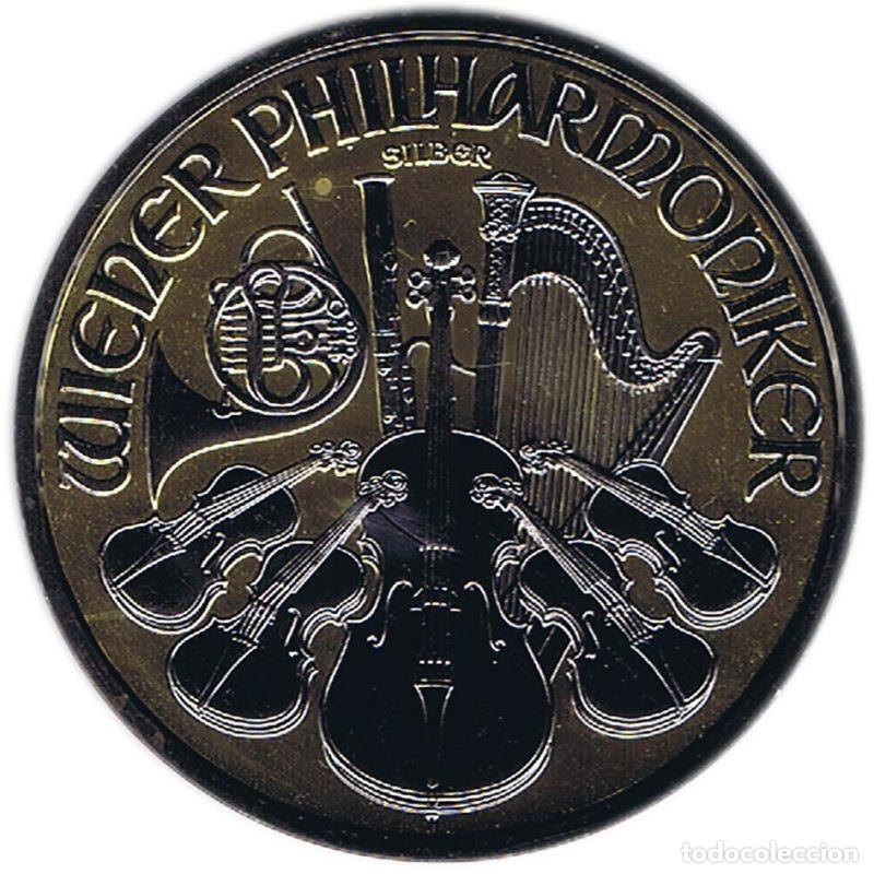 Monedas antiguas de Europa: AUSTRIA OSTERREICH 1.5 EUROS 2016 FILARMONICA ONZA PLATA RUTENIO NEGRO ORO