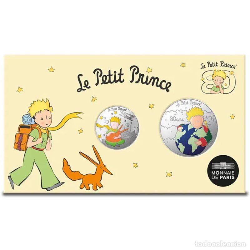 Monedas antiguas de Europa: FRANCIA 10 + 50 EURO DE PLATA COLOR 2026 EL PRINCIPITO LE PETIT PRINCE