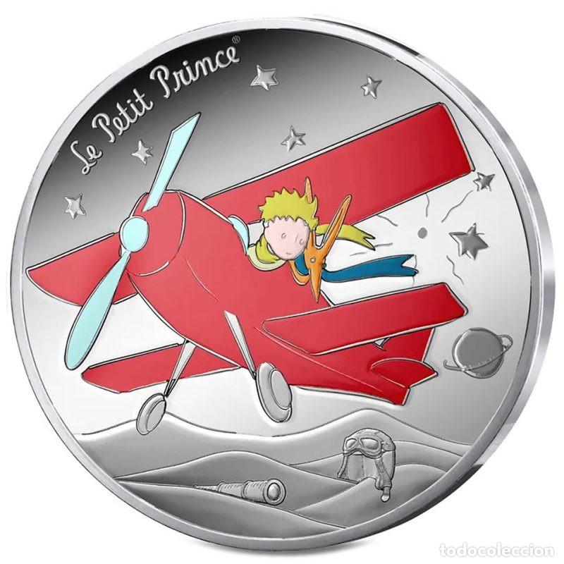 Monedas antiguas de Europa: FRANCIA 10 EURO DE PLATA COLOR 2026 EL PRINCIPITO LE PETIT PRINCE - EL AVION