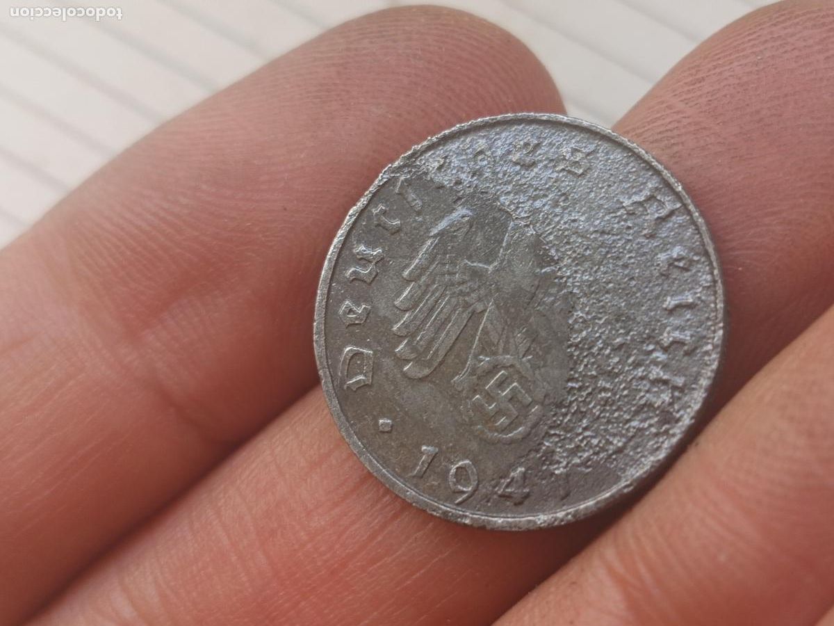 Monedas antiguas de Europa: Alemania nazi. 10 reichspfennig 1941