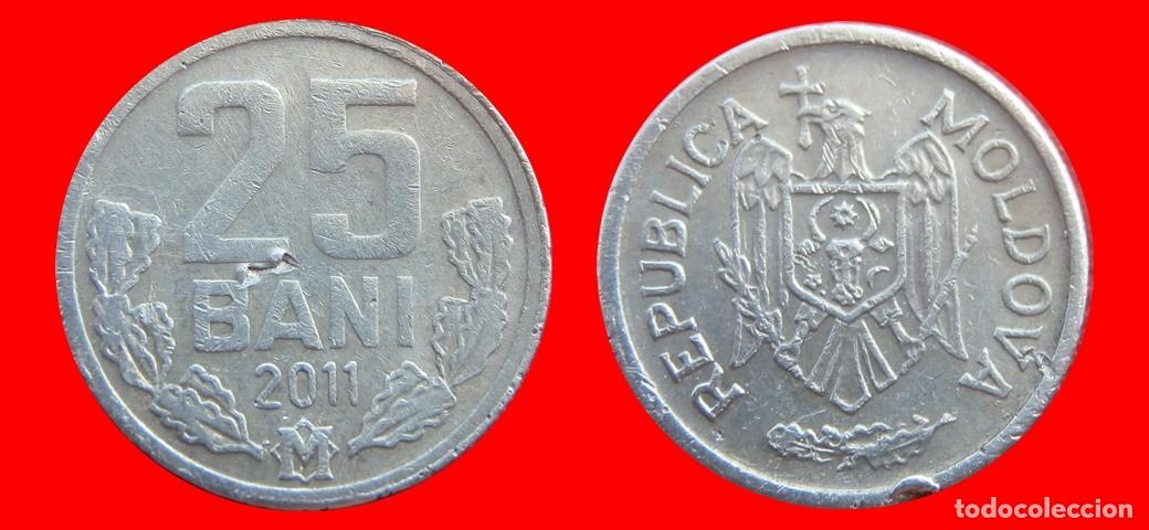 Monedas antiguas de Europa: 25 BANI 2011 MOLDAVIA-151725
