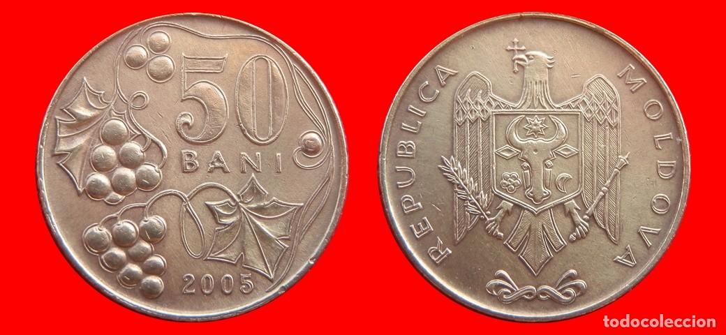 Monedas antiguas de Europa: 50 BANI 2005 MOLDAVIA-151726