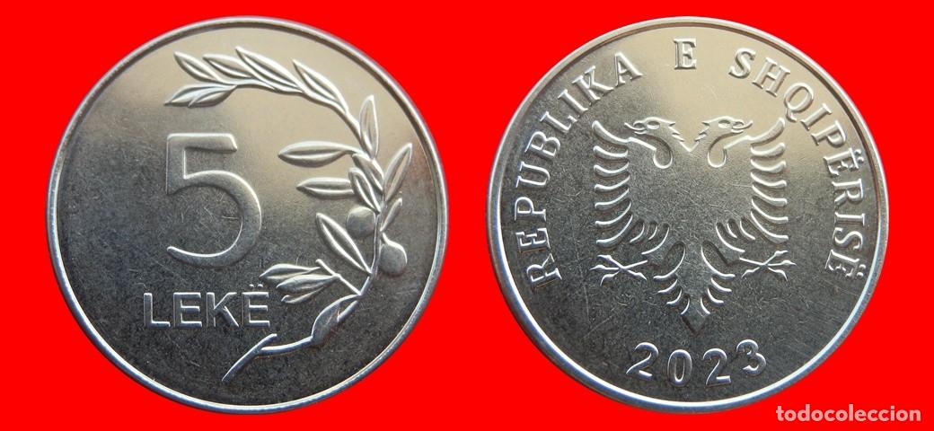 Monedas antiguas de Europa: 5 LEKE 2023 ALBANIA-151745
