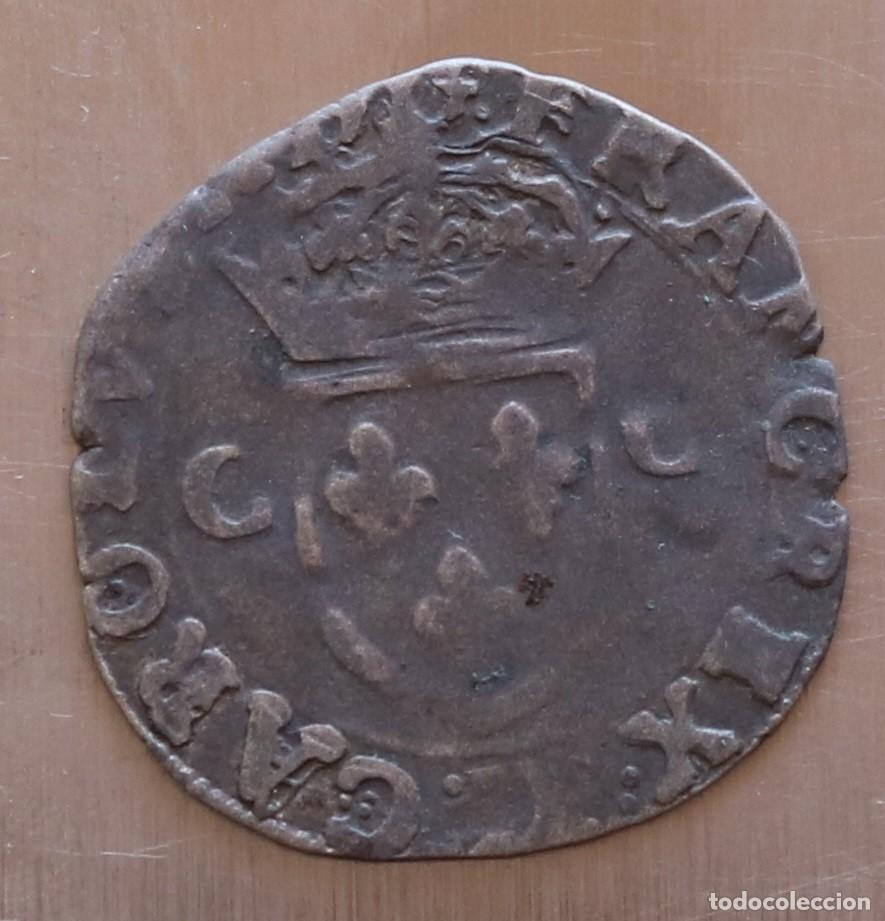 Monedas antiguas de Europa: DIZAIN 1593 FRANCIA. CARLOS X DE BORBON