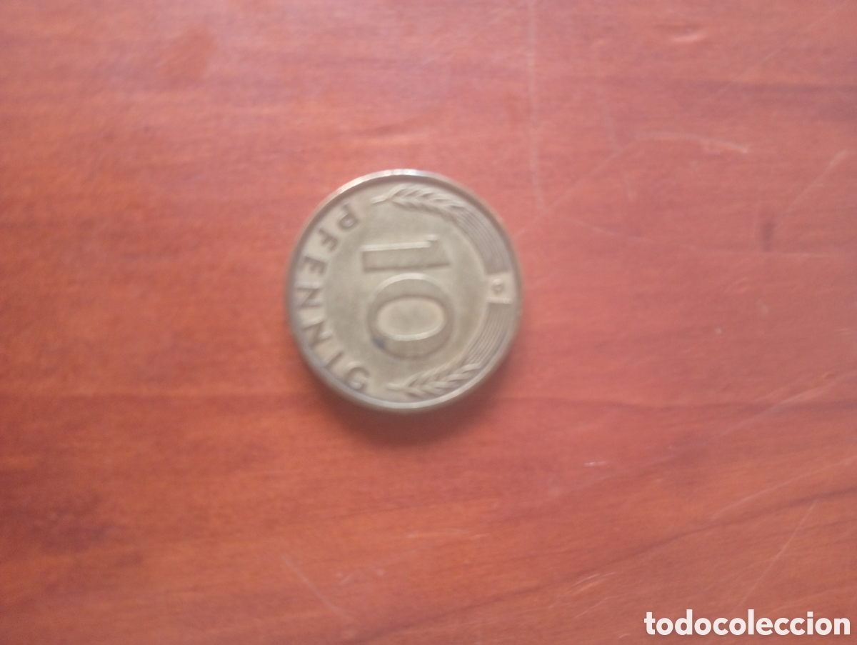 Monedas antiguas de Europa: MONEDA 10 PFNNING DE ALEMANIA 1982