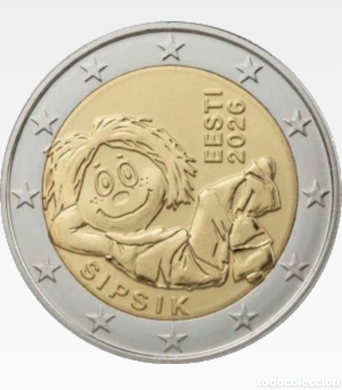 Monedas antiguas de Europa: Moneda conmemorativa 2 euros - 2026 - SC - Estonia - Sipsik