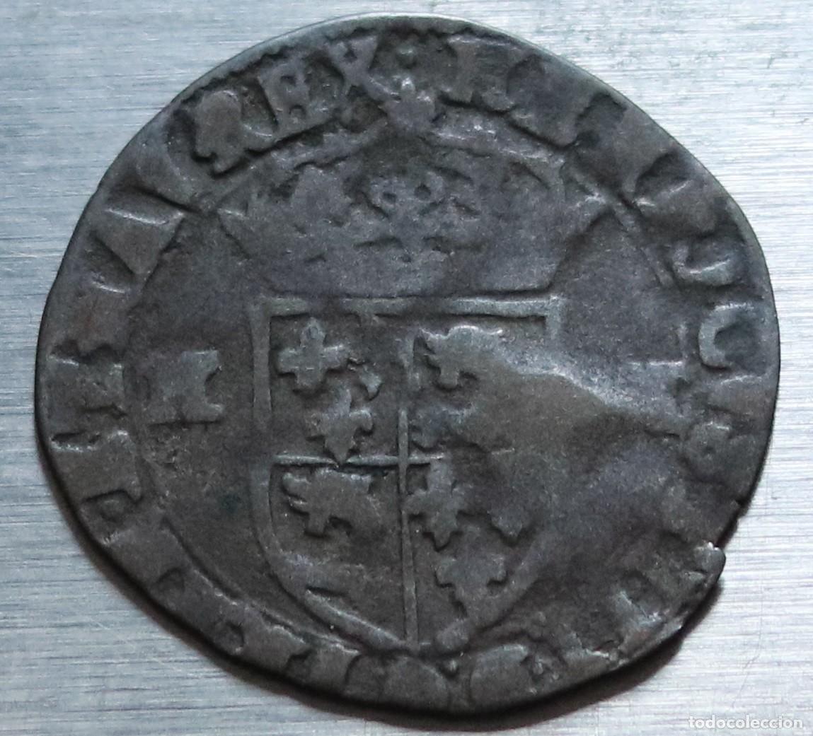Monedas antiguas de Europa: DOUZAIN DE DAUPHINE 1595 FRANCIA. ENRIQUE IV
