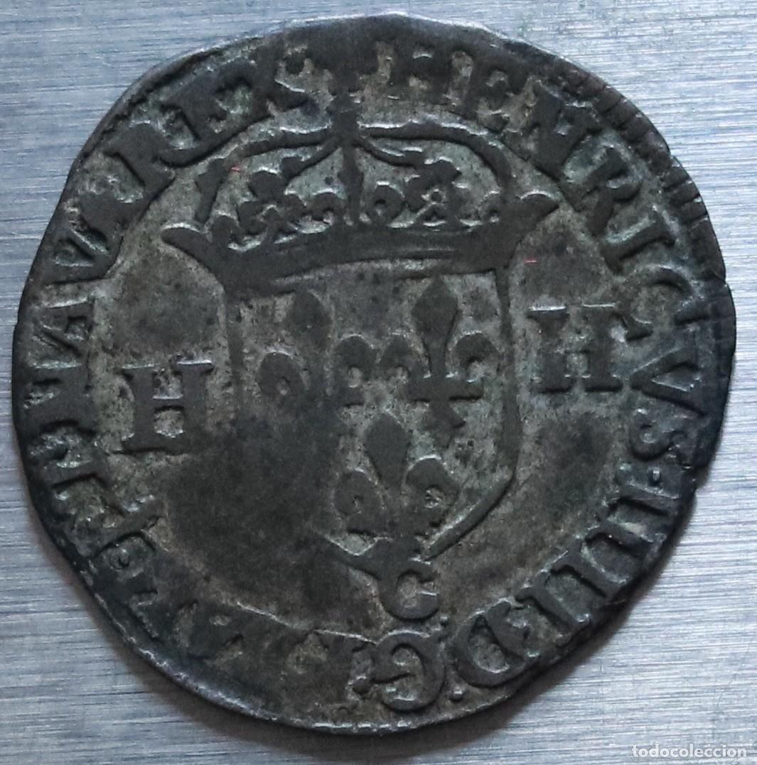 Monedas antiguas de Europa: DOUZAIN 1592 FRANCIA. ENRIQUE IV