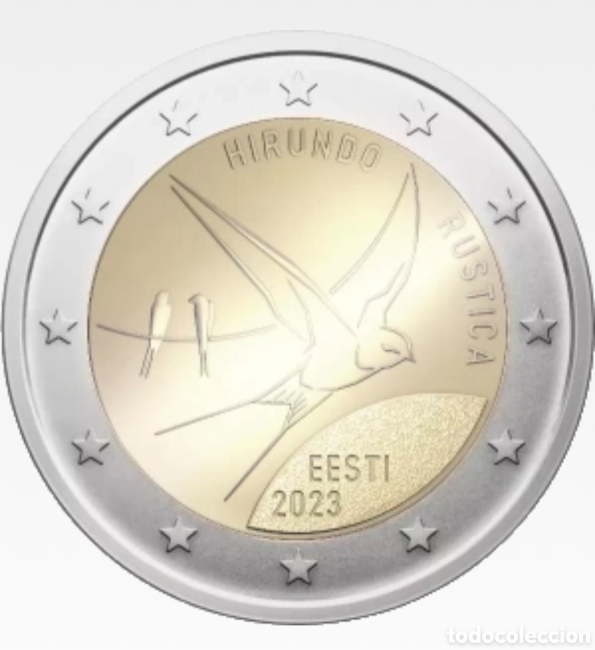 Monedas antiguas de Europa: Moneda conmemorativa 2 euros - 2023 - SC - Estonia - La Golondrina