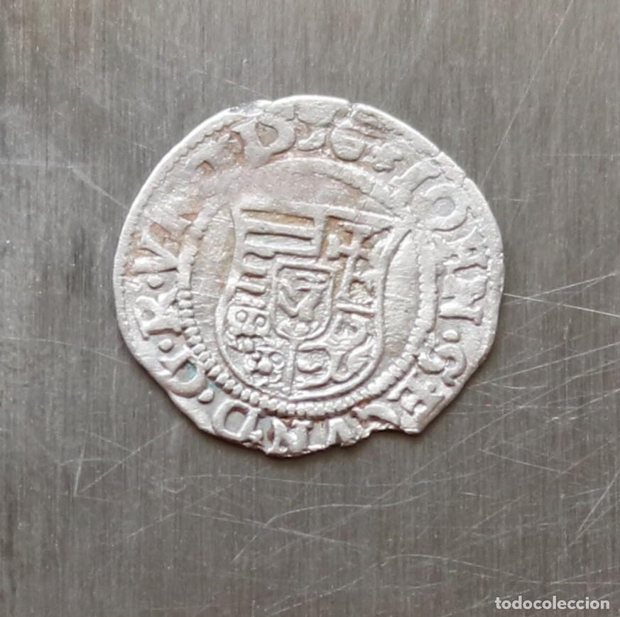 Monedas antiguas de Europa: DINERO 1556 TRANSILVANIA. JANOS SZIGMOND. CECA BAIA-MARE, RUMANIA. RARA