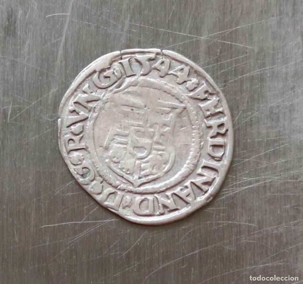 Monedas antiguas de Europa: DINERO 1544 HUNGRIA.