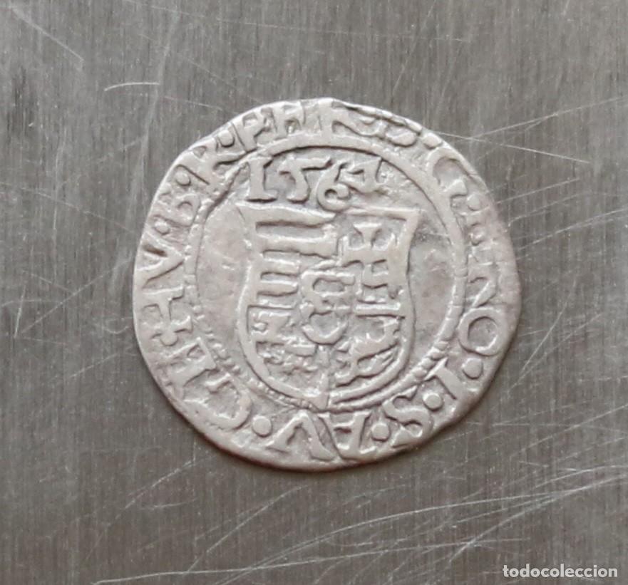 Old Coins of Europe: DINERO 1564 HUNGRIA.