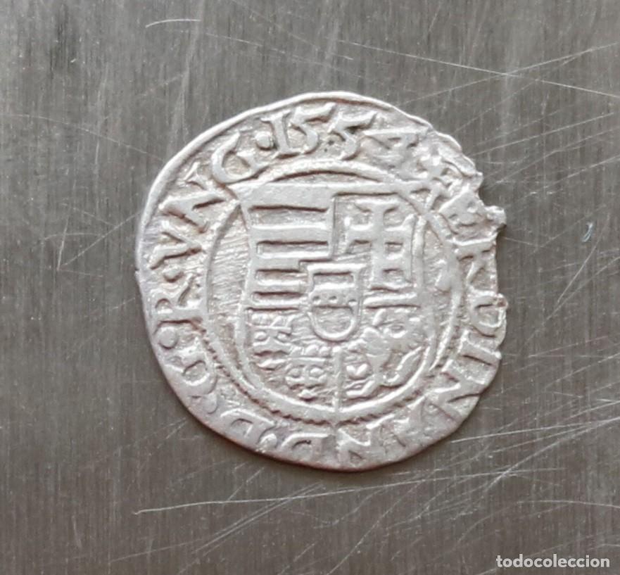 Old Coins of Europe: DINERO 1554 HUNGRIA.