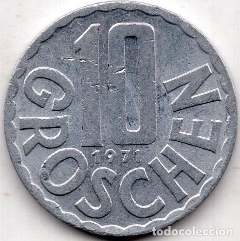 Monedas antiguas de Europa: AUSTRIA 1971 10 GROSCHEN KM 2878 XF