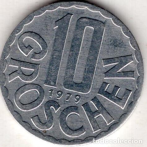 Monedas antiguas de Europa: AUSTRIA 1979 10 GROSCHEN KM 2878 UNC
