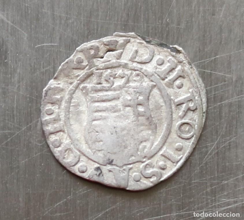Monedas antiguas de Europa: DINERO 1579 HUNGRIA.