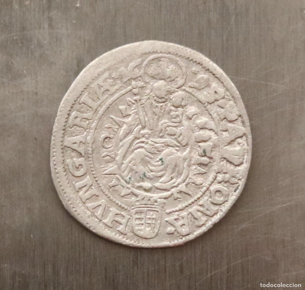 Monedas antiguas de Europa: 3 KREUZER 1695 HUNGRIA. CECA KOSICE, ESLOVAQUIA