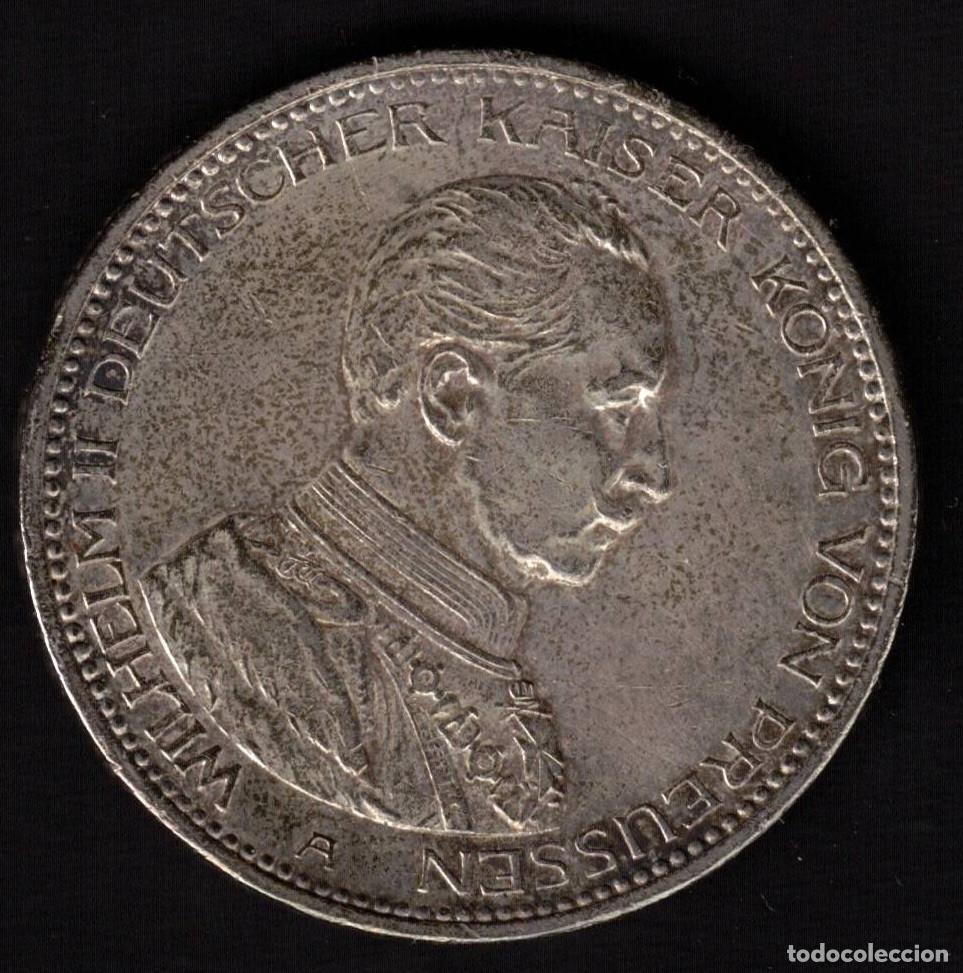 Monedas antiguas de Europa: MONEDA ALEMANIA 5 MARK 1914 A - GUILLERMO II PRUSIA