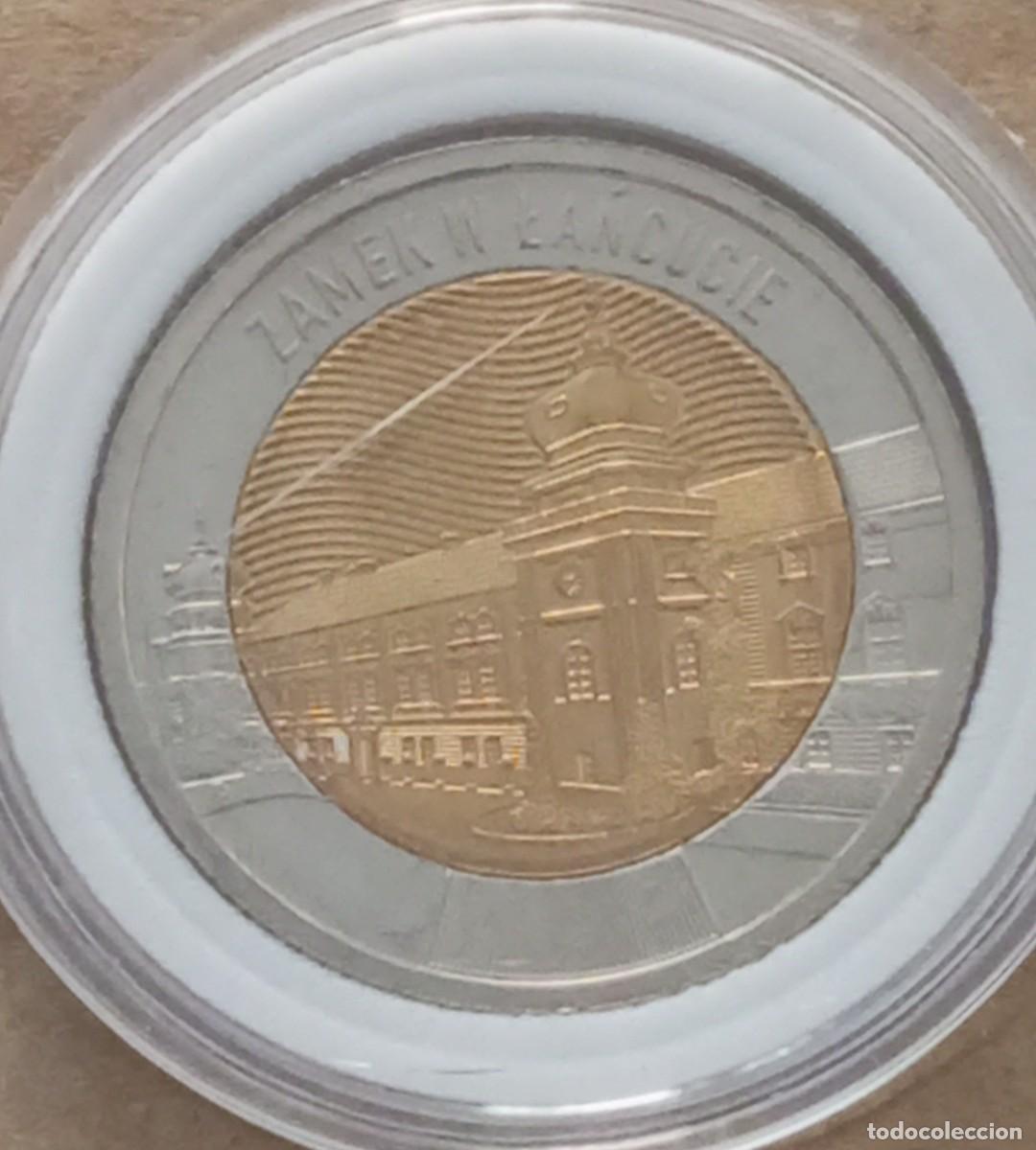 Monedas antiguas de Europa: LOTE 142 - MONEDA CONMEMORATIVA BIMETALICA DE POLONIA, (SIN CIRCULAR)
