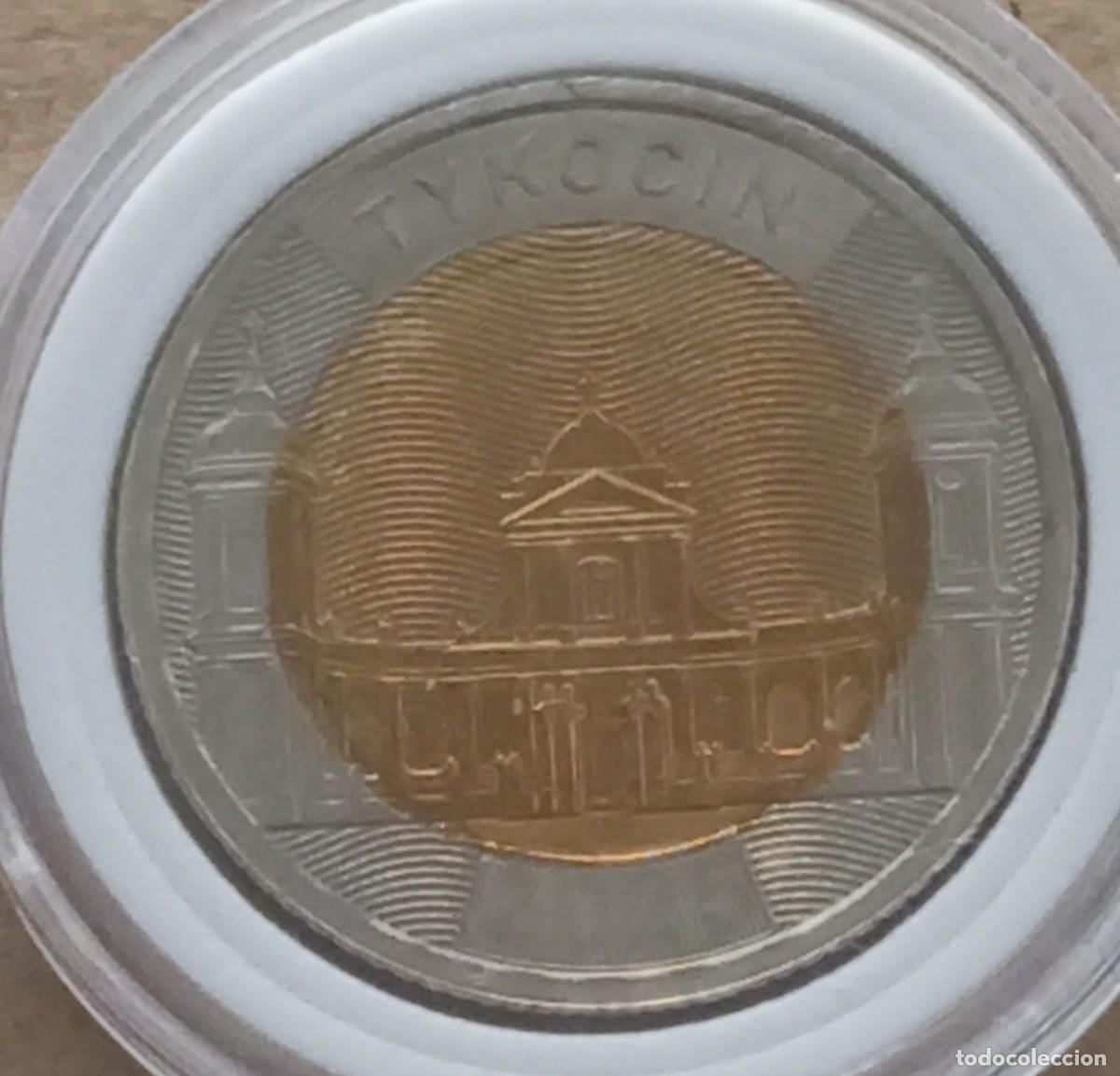 Monedas antiguas de Europa: LOTE 145 - MONEDA CONMEMORATIVA BIMETALICA DE POLONIA, (SIN CIRCULAR)
