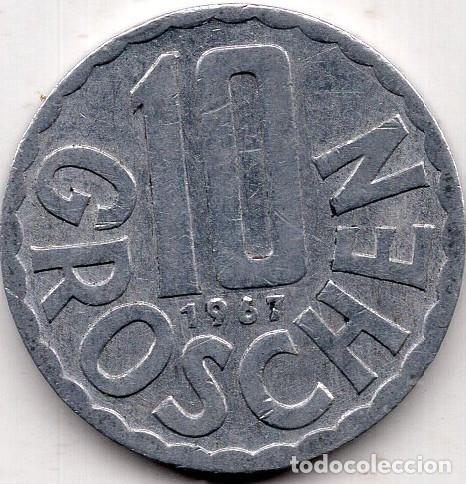 Monedas antiguas de Europa: AUSTRIA 1967 10 GROSCHEN KM 2878 XF