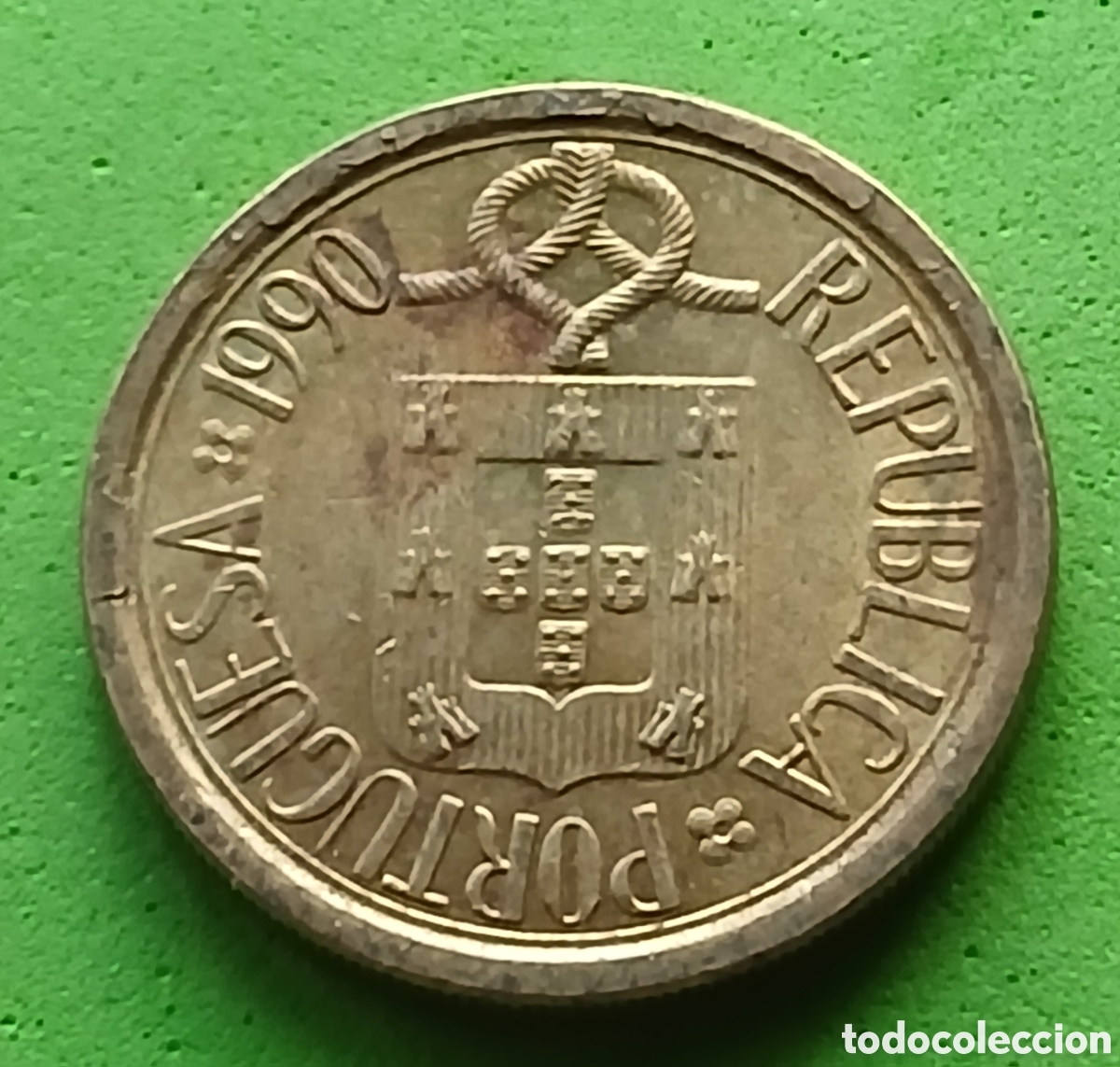 Monedas antiguas de Europa: Portugal 10 escudos 1990 km#633