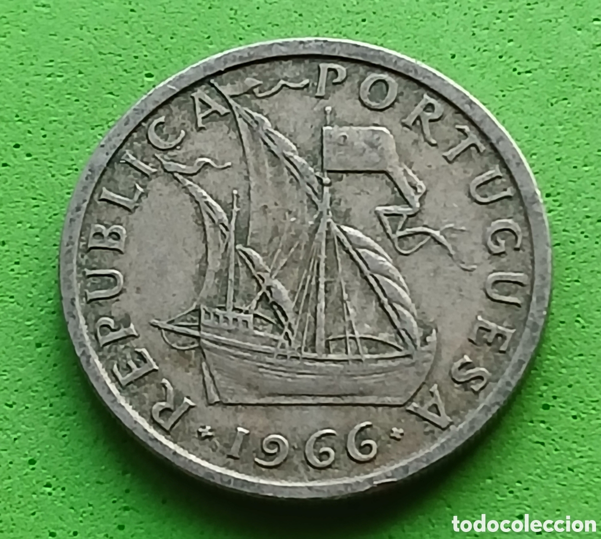 Monedas antiguas de Europa: Portugal 5 escudos 1966 km#591