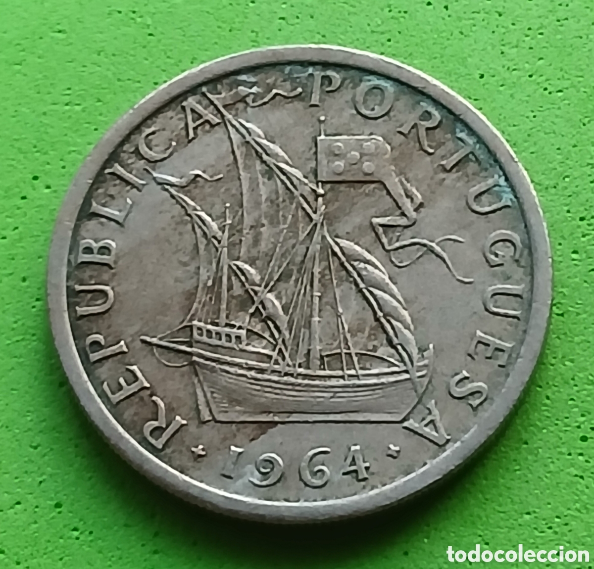 Monedas antiguas de Europa: Portugal 5 escudos 1964 km#591