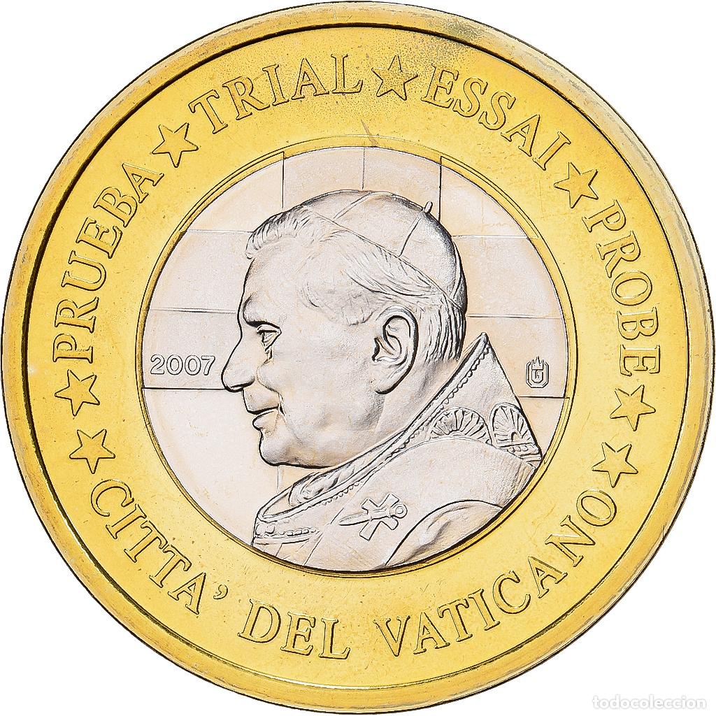 Monedas antiguas de Europa: [#1529730] CIUDAD DEL VATICANO, Benedict XVI, 1 Euro, Trial, 2007, Waldaschaff