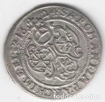 Alte M&uuml;nzen aus Europa: GROSCHEN 1624 SAJONIA. CECA DRESDE