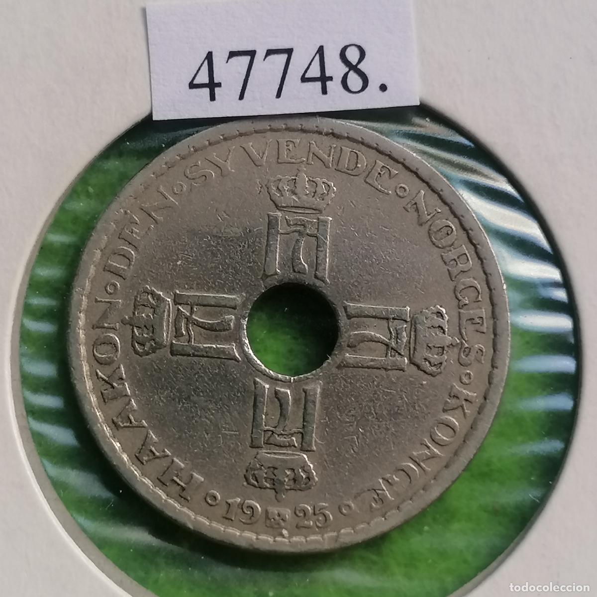 Monedas antiguas de Europa: Noruega 1 corona 1925