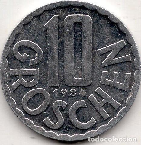 Monedas antiguas de Europa: AUSTRIA 1984 10 GROSCHEN KM 2878 VF