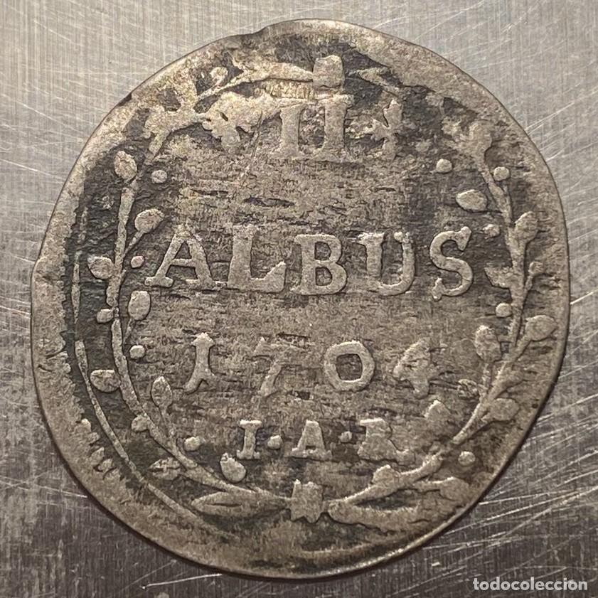 Monedas antiguas de Europa: 2 ALBUS 1704 HESSE-DARMSTADT