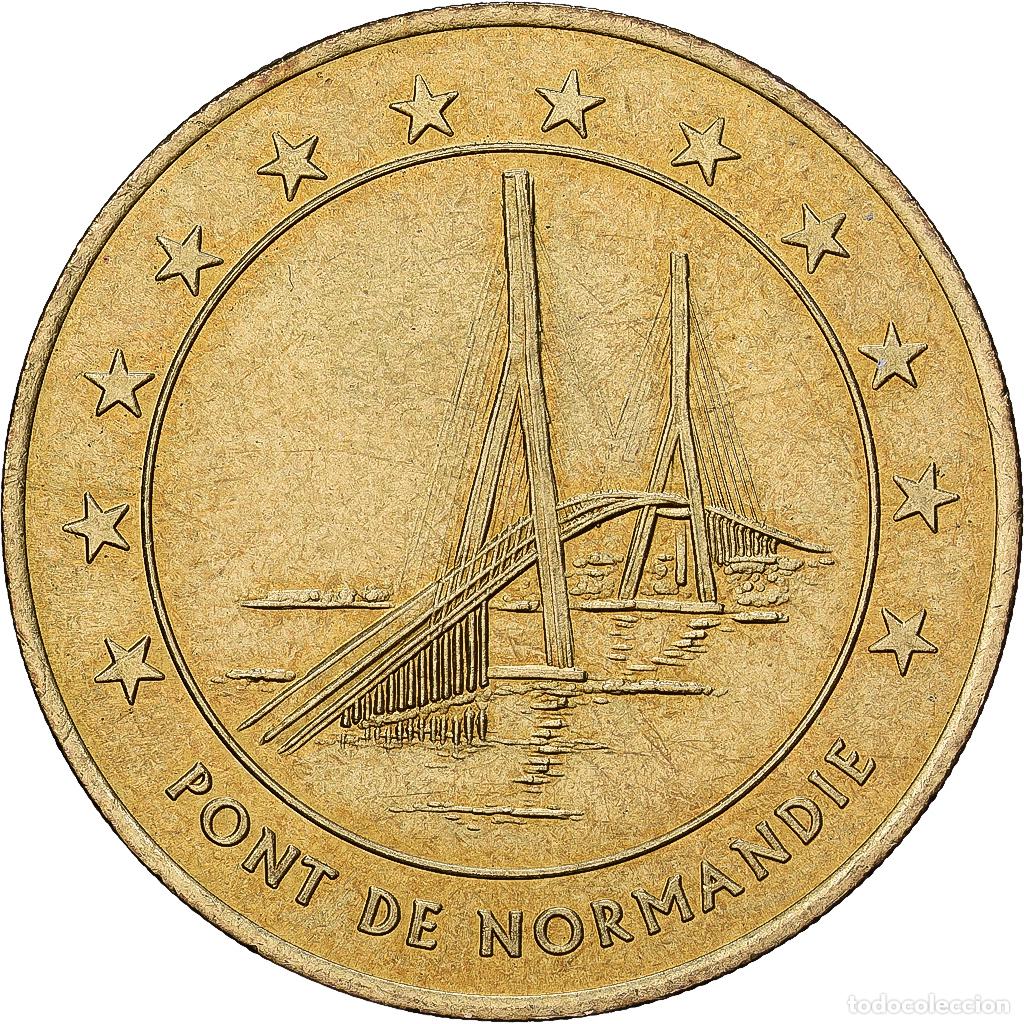 Monedas antiguas de Europa: [#1529812] Francia, Euro du Havre, Pont de Normandie, 1996, Lat&oacute;n, EBC
