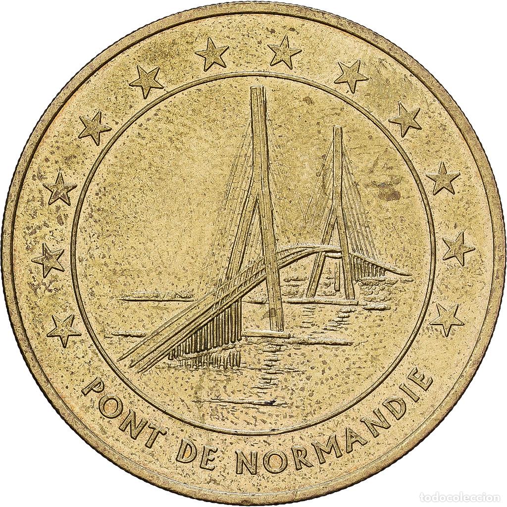 Monedas antiguas de Europa: [#1529824] Francia, Euro du Havre, Pont de Normandie, 1996, Lat&oacute;n, MBC