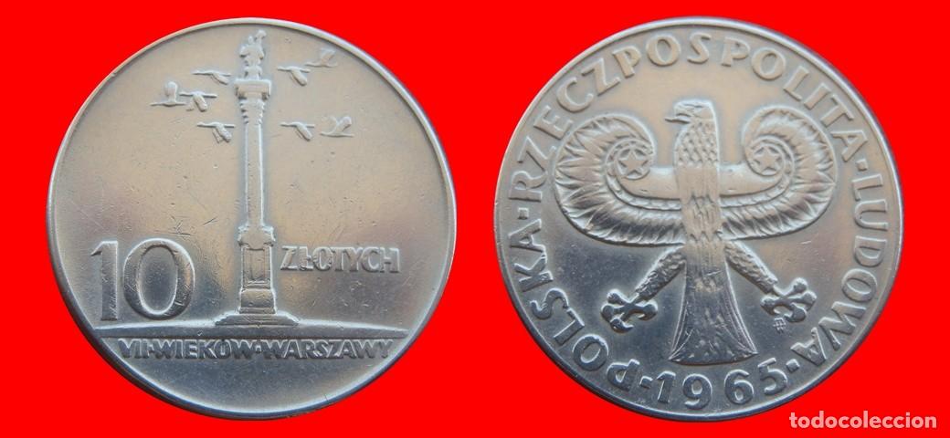 Monedas antiguas de Europa: 10 ZLOTE ZLOTYCH 1965 POLONIA-151780