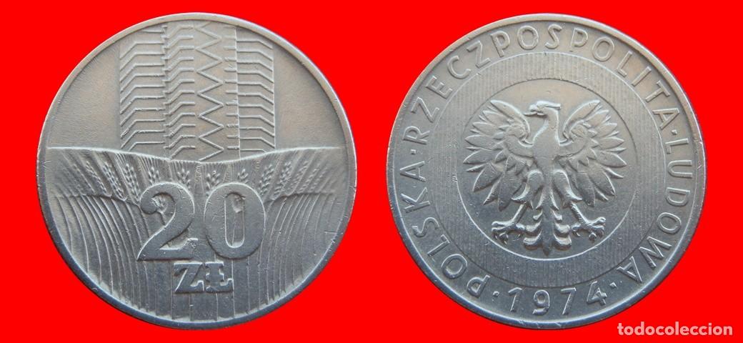Monedas antiguas de Europa: 20 ZLOTE ZLOTYCH 1974 POLONIA-151785