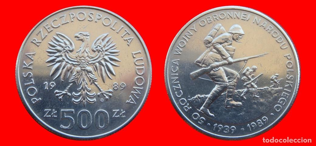 Monedas antiguas de Europa: 500 ZLOTE ZLOTYCH 1989 POLONIA-151789