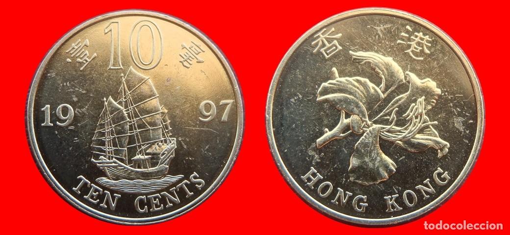 Monedas antiguas de Europa: 10 CENTAVOS CENTS CENTIMOS 1997 HONG KONG-151794