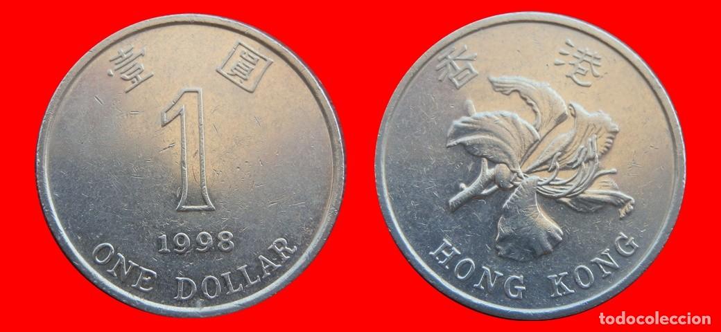 Monedas antiguas de Europa: 1 DOLAR 1998 HONG KONG-151804