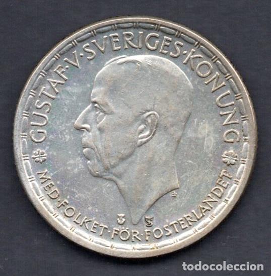 Monedas antiguas de Europa: SUECIA - 2 CORONAS de PLATA - 1950