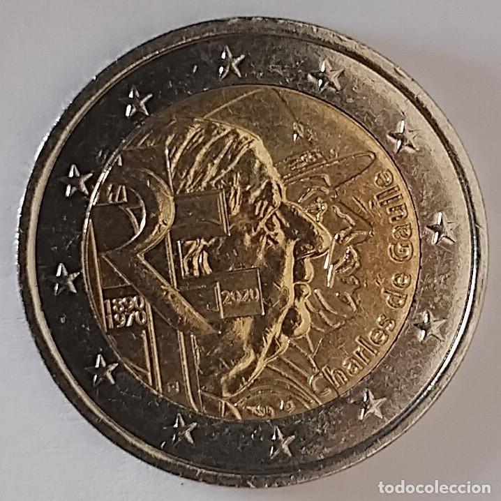 Monedas antiguas de Europa: FRANCIA 2 euros 2020 Charles de Gaulle