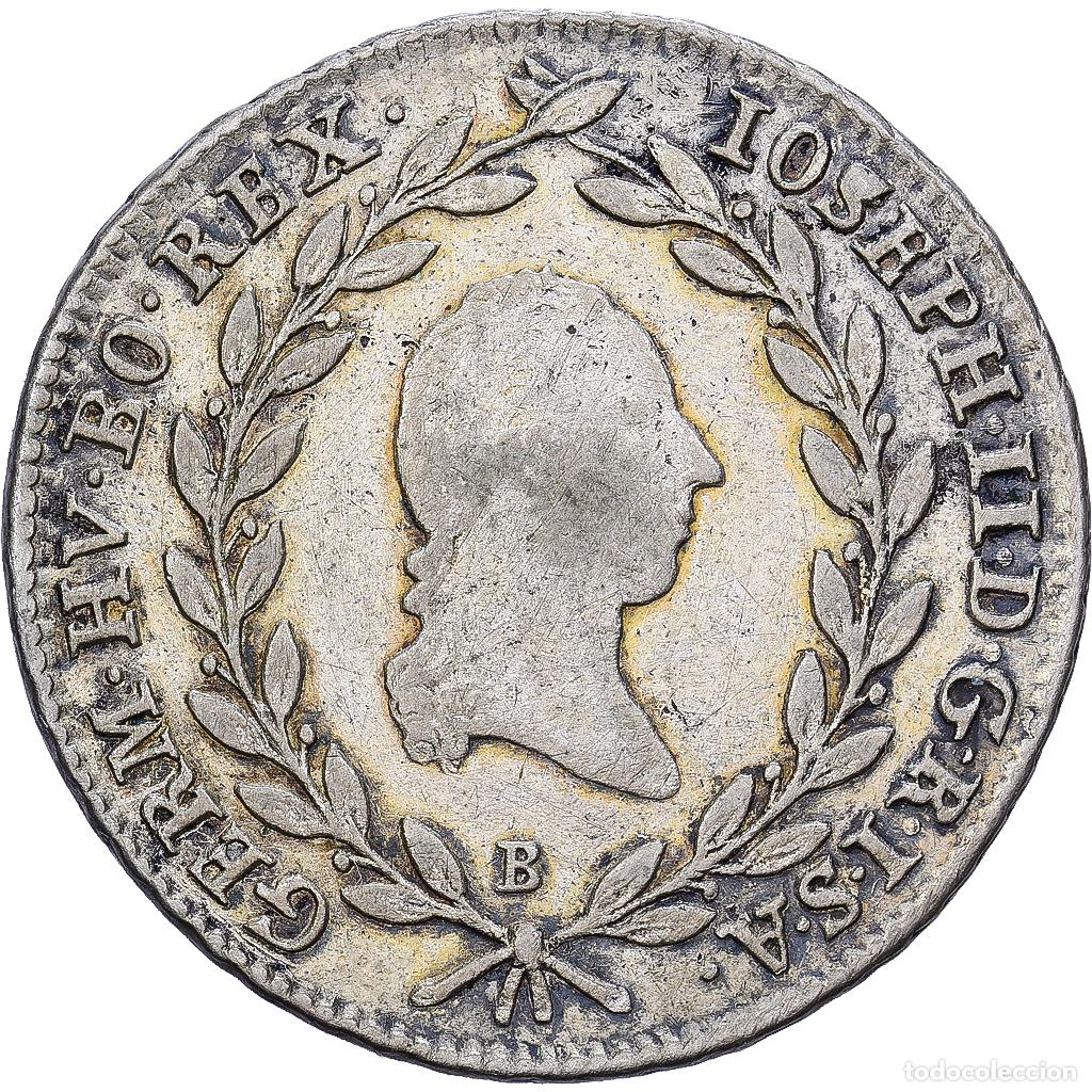 Monedas antiguas de Europa: [#1203106] Austria, Joseph II, 20 Kreuzer, 1784, Kremnica, Plata, BC+, KM:2069