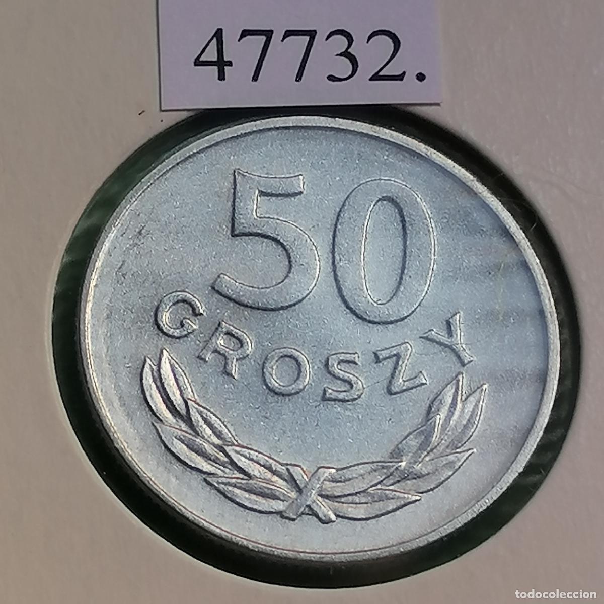Monedas antiguas de Europa: Polonia 50 groszy 1988 ,