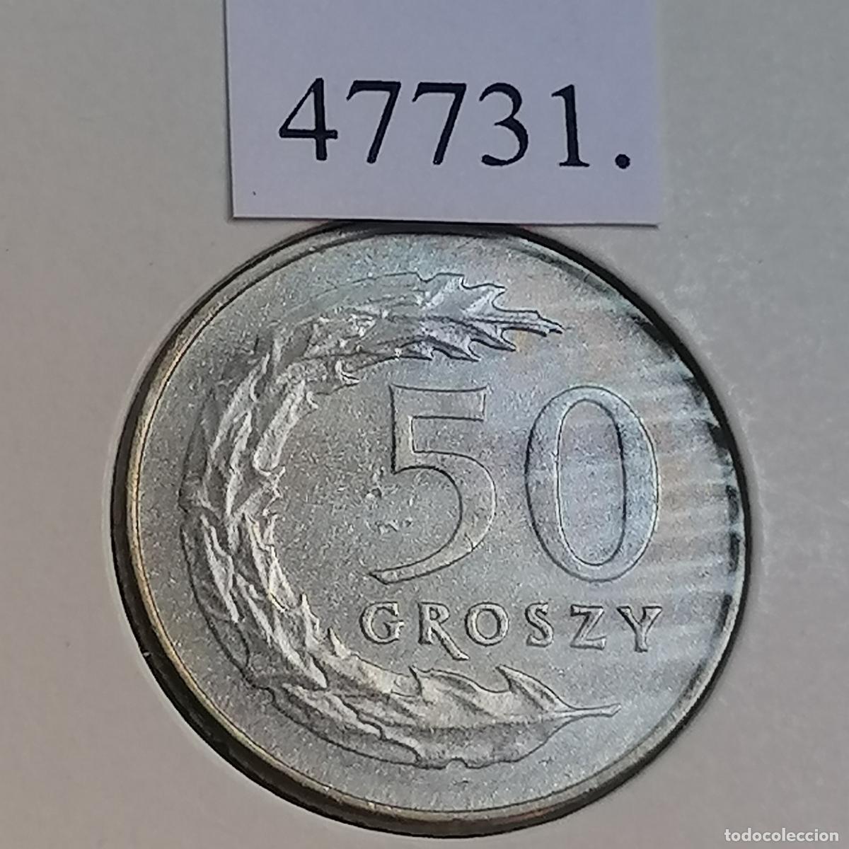 Monedas antiguas de Europa: Polonia 50 groszy 1995 ,