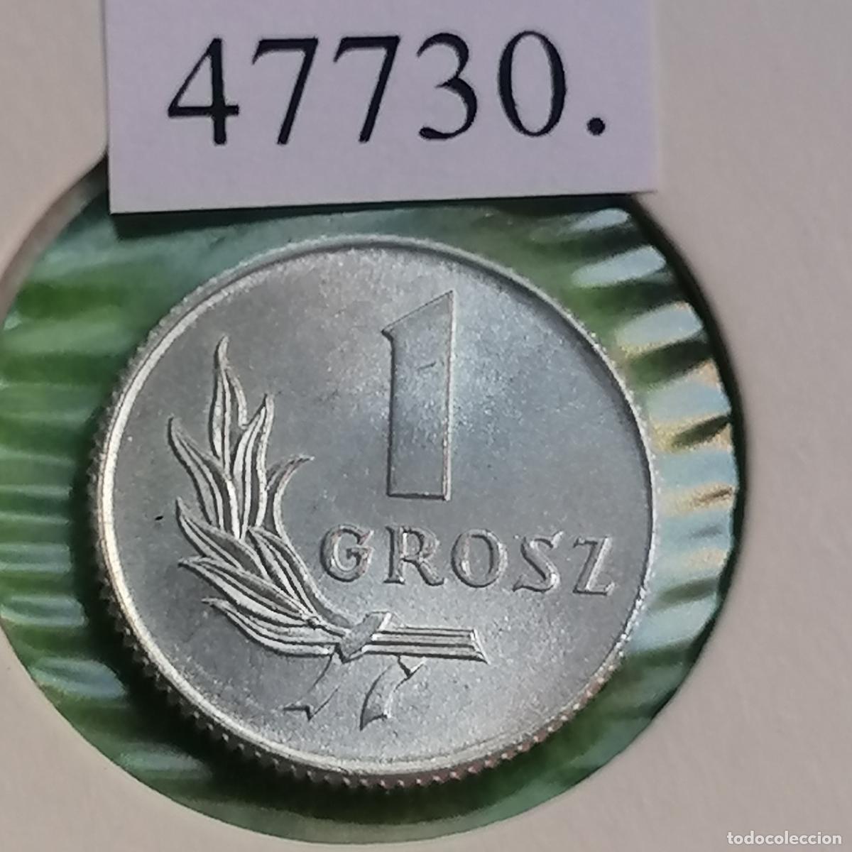 Monedas antiguas de Europa: Polonia 1 groszy 1949 ,