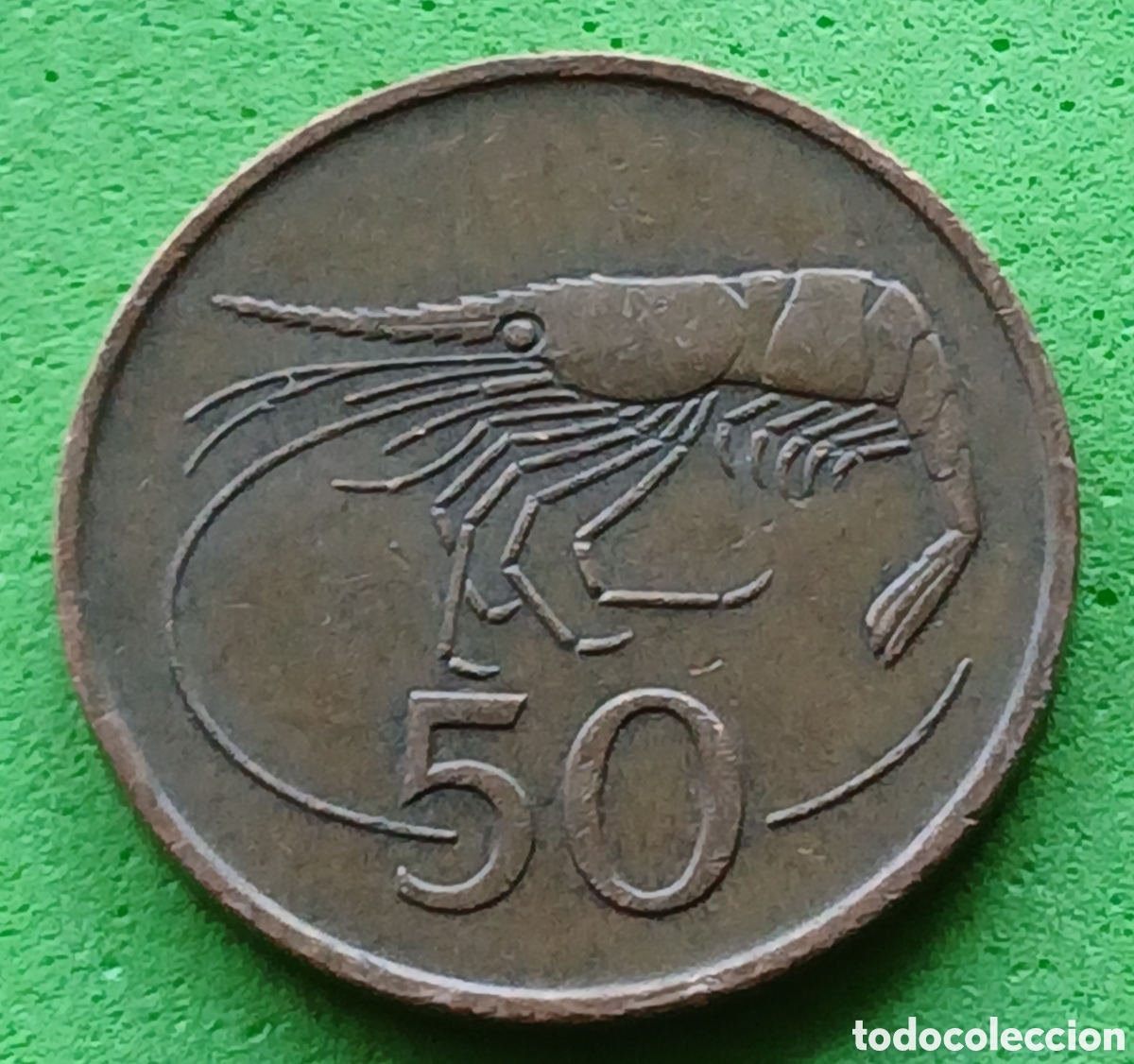 Monedas antiguas de Europa: Islandia 50 aurar 1981 km#26